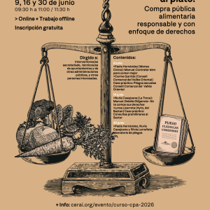 Curso compra pública alimentaria CERAI, Mundubat y la Red de Municipios por la Agroecología
